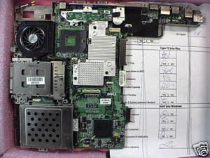 DELL LATITUDE D510 MOTHERBOARD P/N W8038/N8716